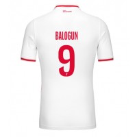 AS Monaco Folarin Balogun #9 Replica Home Shirt 2024-25 Short Sleeve